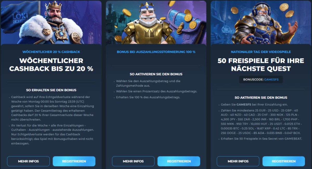 Loki Casino Bonus – Bedingungen und Umsatzvorgaben erklärt